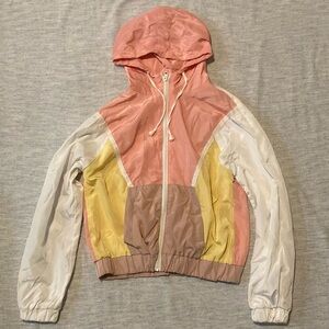 Colorblock Windbreaker Jacket